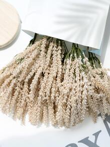 6入組人造植物：麥稈花、大麥莖花、裝飾性人造穀物草、秋季塑膠綠葉、感恩節、聖誕裝飾、逼真秋季樹枝、薰衣草葉、麥穗叢 - 彩色 - 查看 4