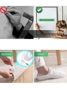1 Cuộn Băng Keo Hai Mặt Trong Suốt Không Thấm Nước, Băng Keo Hai Mặt Có Thể Tháo Rời Đa Năng, Hộ Gia Đình - Trong sáng - Xem 2