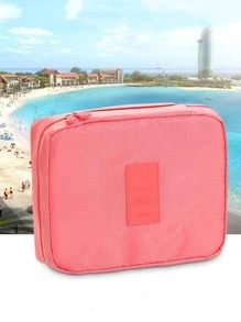 1入組便攜洗漱包 - 西瓜粉 - 查看 2