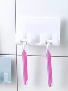 1入組塑料剃須刀架家用簡約純壁掛式剃須刀架