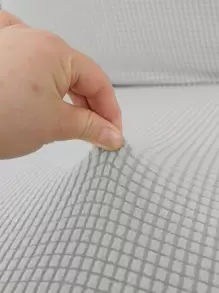 1 件毛绒弹性椅套，现代简约家居装饰，适用于卧室、客厅、餐厅，可携带宠物 - 淺灰色 - 查看 2