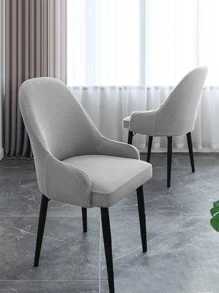 1 件毛绒弹性椅套，现代简约家居装饰，适用于卧室、客厅、餐厅，可携带宠物 - 淺灰色 - 查看 1