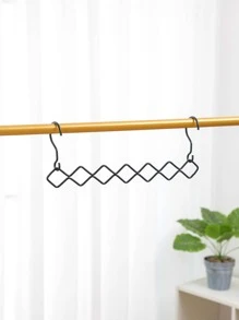 1 Móc Treo Quần Áo Bằng Thép Không Gỉ Có Giá Để Đồ, Tối Giản Đồng Bằng Móc Treo Gác Cho Gia Đình - màu đen - Xem 7