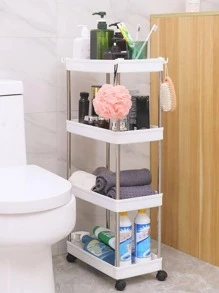 1 peça Suporte de armazenamento de cozinha multicamada - Branco - Visão 1