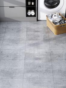 1 nhãn dán sàn hoa văn bằng đá cẩm thạch - Xám - Xem 3