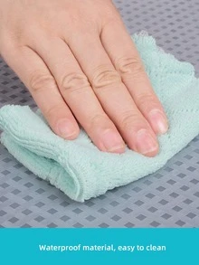 1入組PEVA抽屜內襯極簡透明防水防滑架子襯墊 - 無色 - 查看 4