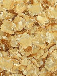 500片花瓣形金色五彩紙屑滌綸浪漫派對用五彩紙屑 - 金色 - 查看 3