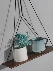 1pc Wooden Wall Hanging - Apricot - View 2