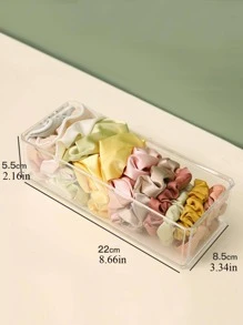 1 Cái Trong Suốt Buộc Tóc Tổ Chức, Đa Năng Để Bàn Tổ Chức, Hộ Gia Đình - Trong sáng - Xem 5