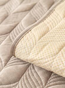 1入組幾何設計沙發巾客廳用簡約滌綸沙發套毯四季皆宜 - 駝色 - 查看 3