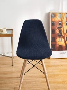 1 Chắc Chắn Màu Xanh Navy Bọc Ghế, Không Làm Đầy, Polyester Hiện Đại Mềm Mại Co Giãn Nhà Bọc Ghế - Màu xanh hải quân - Xem 5