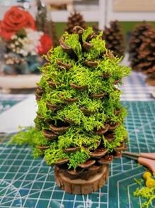 1 Rêu nhân tạo, Rêu giả Polyester hiện đại để trang trí nhà - màu xanh lá - Xem 2