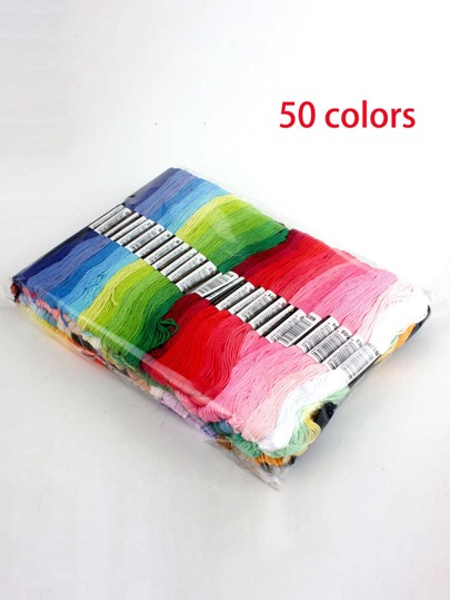 Embroidery Floss, Cross Stitch Threads, Bracelet Yarn, Craft Floss, Random Color Pack