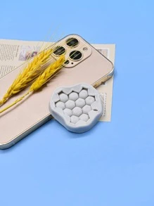 1pc Honeycomb Design DIY Silicone Mold - Light Grey - View 5