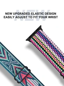 5pcs/Set Braided Stretchy Nylon Sport Solo Loop Compatible With Apple Watch Band, Fitbit Versa 2 1, Galaxy Watch, Fitbit Versa, 20MM 22MM 38mm 40mm 41mm 42mm 44mm 45mm 49mm For Women Men, Nylon Elastic Straps Wristbands Compatible With Apple Watch Series 9 8 7 6 SE 5 4 3 2 1 Ultra Ultra As A Gift For Students Returning To School