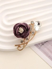 1 PC Xòe Nhựa, Boutonniere Hình Hoa Hiện Đại Cho Gia Đình - Xám - Xem 3