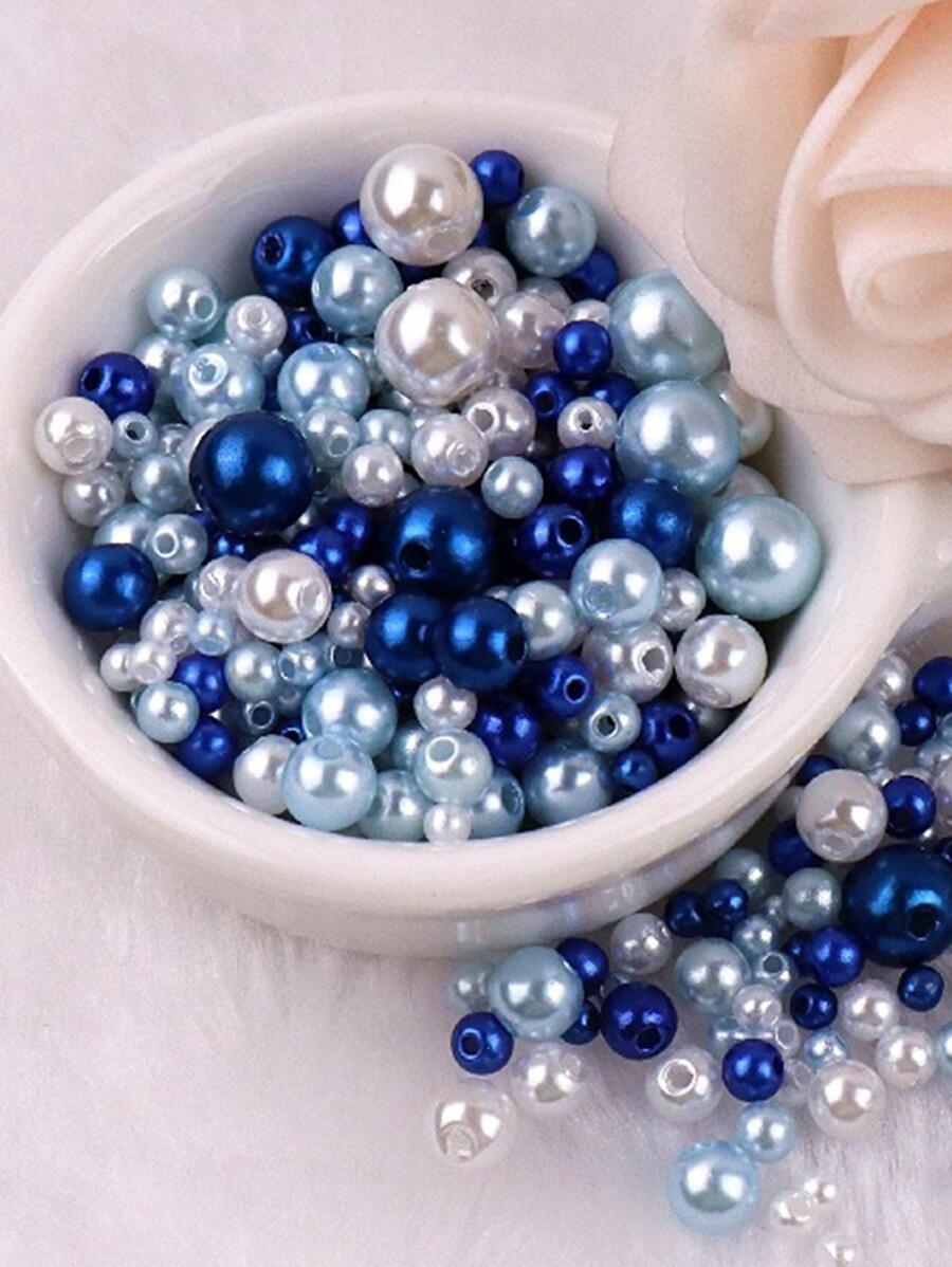 150pcs ABS Bead Sewing Decoration, Mixed Color DIY Decoration For Sewing - Multicolor - View 1