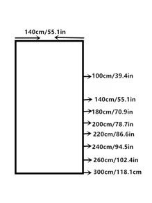 1pc Solid Color Tablecloth, Minimalist Fabric Ruffle Trim Decorative Table Cover For Dining Table - White - View 6