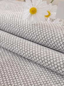 1入組素色沙發坐墊簡約風素色顏色防塵沙發墊套適用於家庭 - 淺灰色 - 查看 3