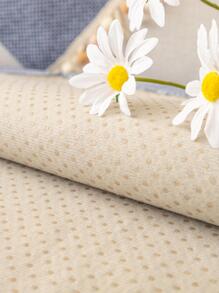 1pc Solid Color Sofa Seat Cushion Cover, Simple Plain Color Dust-proof Sofa Cushion Cover For Home - Blue - View 4