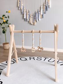 3 piezas/set de madera Decoración dibujos animados creativos objeto de decoración para casa - Multicolor - Ver 1