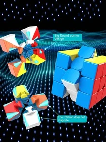 Trò chơi khối lập phương ma thuật 1pc - Nhiều màu - Xem 4