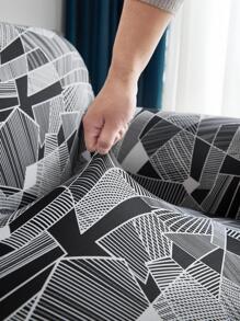 tấm bọc ghế sofa họa tiết hình học, tấm bọc ghế sofa polyester hiện đại cho gia đình - Nhiều màu - Xem 3