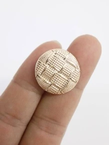 10pcs Round Design Button, Modern Polyresin Hand Sewing & Craft Supply For DIY