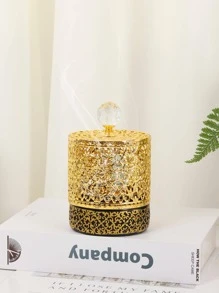 1 st Polyresin ihålig rökelsebrännare - Svart - Visa 2