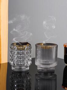 2入組透明香爐 - 無色 - 查看 3
