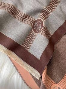 Street 1pc Women's Autumn & Winter Imitation Cashmere Fashionable Versatile Warm Scarf, Suitable For Daily Use - Multicolor - View 3