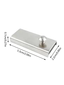 1pc Magnetic Seam Guide Magnet For Sewing Machine Magnetic Sewing Guide Quilting Sewing Supplies Sewing Machine Accessories - Silver - View 3