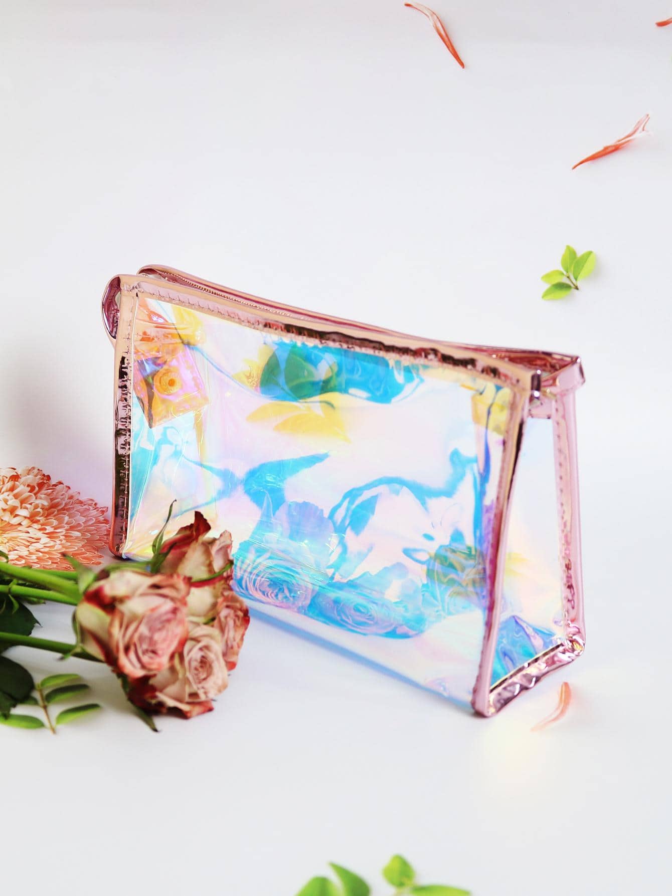 1 túi đựng mỹ phẩm cầm tay hình ba chiều - Nhiều màu - Xem 1