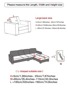 1 Màu Ghế Sofa Bọc Ghế Sofa Polyester Đệm Ghế Bọc, Cho Phòng Khách, Tất Cả Các Mùa - Cà phê nâu - Xem 3