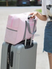 1 pieza Bolsa de viaje portátil plegable - Rosa - Ver 4