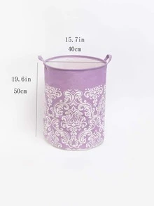 Họa Tiết Cuộn Đồ Giặt Cản Trở, Polyester Chống Thấm Nước Có Thể Gập Lại Giỏ Đựng Đồ Giặt Cho Gia Đình - Nhiều màu - Xem 5