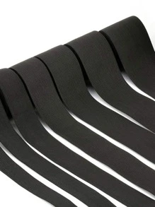 1 dây thun tự làm màu đen, dây đeo tự làm tối giản để may vá - màu đen - Xem 1