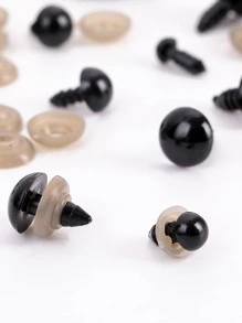 100入組眼睛設計DIY裝飾用品 - 黑色 - 查看 4