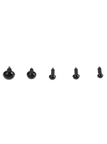 100入組眼睛設計DIY裝飾用品 - 黑色 - 查看 1