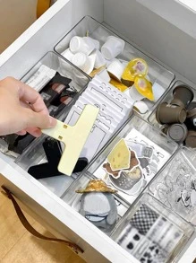 1 件透明抽屉收纳盒装饰秋季装饰节日装饰房间装饰家居装饰秋季装饰卧室装饰 - 無色 - 查看 2