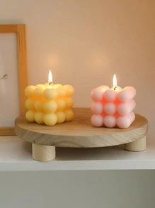 1pc Creative Ball-Shaped Soy Wax Aromatherapy Candle, High-End Wedding Favor Gift, Handmade Decorative Aromatherapy Candle, Home Fragrance Candle Decoration,Room Decor,