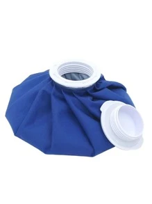 1 件 6 英寸 9 英寸 11 英寸冰袋包适用于受伤可重复使用可再填充 3 个冰袋带弹性透气包裹 - 藍色 - 查看 7