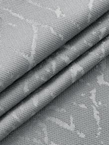 Jacquard Single Panel Curtain, Modern Polyester Single Panel Blackout Curtain For Bedroom And Living Room - Multicolor - View 7