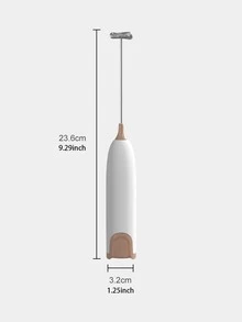1入組手持咖啡棕色雞蛋攪拌工具ABS便攜式廚房咖啡攪拌工具 - 咖啡棕 - 查看 4