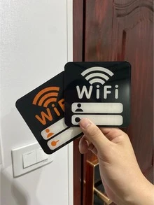 1入組PMMA牆貼現代主義字母圖案家居牆貼花 - 白色 - 查看 6