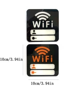 1入組PMMA牆貼現代主義字母圖案家居牆貼花 - 白色 - 查看 2