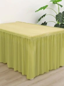 2 cái/bộ Khăn trải bàn dùng một lần PEVA, Khăn trải bàn dùng một lần màu xanh lá cây hàng ngày cho bữa tiệc - màu xanh lá - Xem 1
