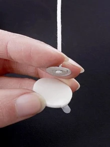 20片裝纖維基雙面膠帶日常白色多用途雙面膠帶用於燈芯固定 - 白色 - 查看 4