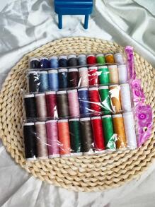 20 carretes de hilos de coser de colores aleatorios mezclados (Embalaje, productos enviados en colores aleatorios) - Multicolor - Ver 6