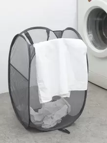 1 件普通洗衣篮洗衣篮，洗衣篮，浴室收纳篮，篮子，储物篮，可折叠洗衣篮 - 彩色 - 查看 9